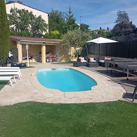 Bas de Villa - Piscine privée Chauffée en Septembre Le Cannet